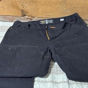 Ariat M4 Rebar Relaxed Straight Work Pants Carpenter Utility Black 34x30